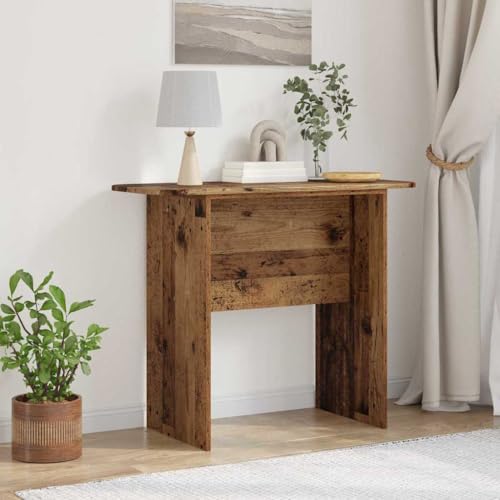 Aparador para sofá de madera vieja con diseño moderno y estructura robusta 2
