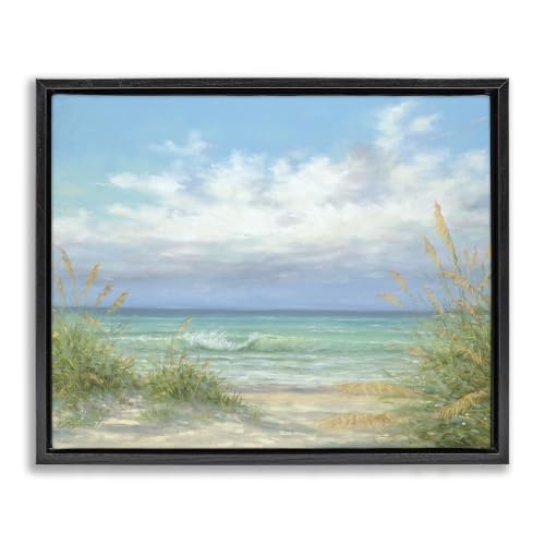 Sea Shoreline Horizon Coastal, 25 x 31 Inch Canvas in Floater Frame