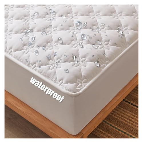 Protège-matelas rose floral épais et imperméable 90x190 - 3
