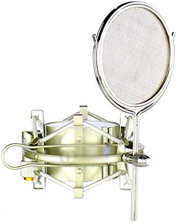 54-60mm Metal Mount Stand Microphone Spider Shockproof Mic Wind Screen The Shock Mount can Effectively handling Noise image 4