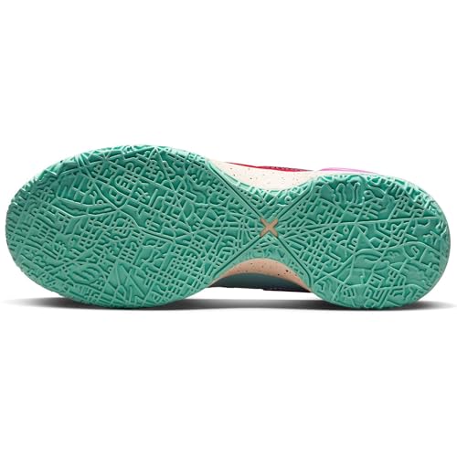 Nike Nike Lebron NXXT Gen Basketball Shoes (DR8784-600, Track Red/Teal Nebula/Emerald Rise/Black) Size 10
