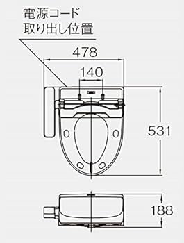 TOTO - TOTO ★ウォシュレットK ★ TCF8CK65 Amazon.co.jp: TOTO ウォシュレット Kシリーズ 貯湯式 温水洗浄