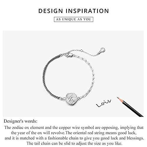 Chaîne à breloques anti-allergie bracelet corde rouge robuste