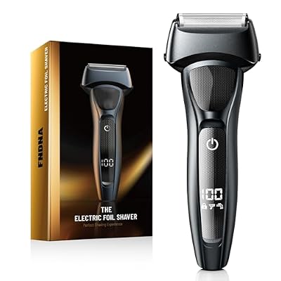 Fndna Foil Shaver for Men: Rechargeable Electric Razor Cordless Waterproof