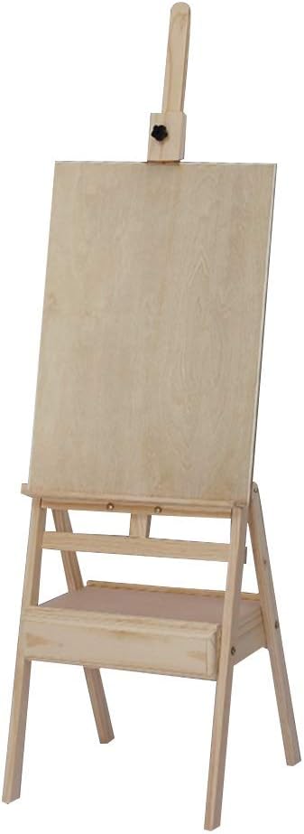 Easel Studio Arts Craft Artist Display Easel Storage Shelf Easels for Plates Whiteboard Artists Craft Box