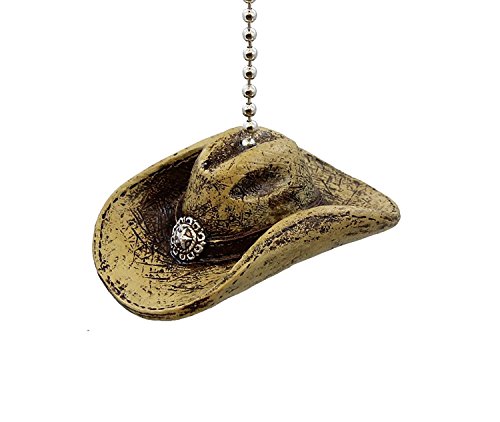 Large Western Cowboy Hat Ceiling Fan / Light Pull