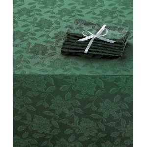 Sam Hedaya Table Linens, Dinner Party Noel Green 13" x 72" Table Runner by Sam Hedaya Linens