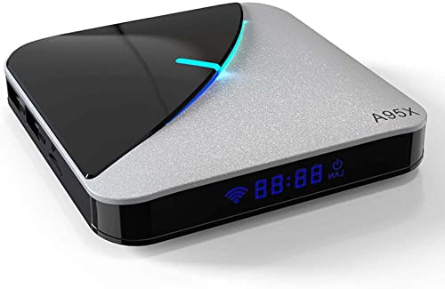 Caja De TV, A95x F3 Air Smart TV Box Android 9.0 Rgb Light 8k Decodificación Uhd 4k 75fps Media Player 2.4g / 5g Wifi Amlogic S905x3(Color:4+32g)