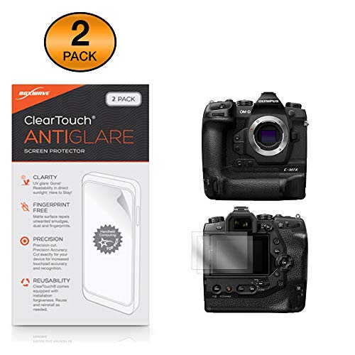 Protector de pantalla para Olympus OM-D E-M1X BoxWave ClearTouch mate antirreflejos 2