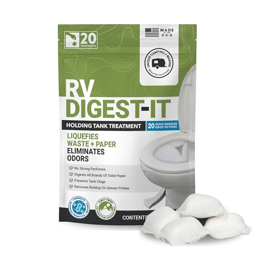 Image of Unique RV Digest-It Drop-In Pods RV Tank Treatment, 20 Count