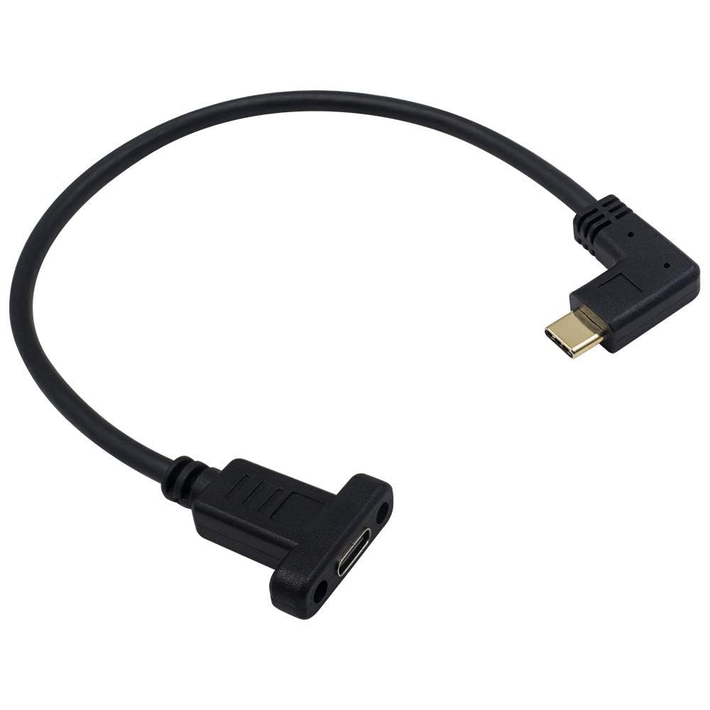 See full amazon price history chart for RuhZa USB 3.1 Type-C Male Elbow to Female Extension Cable, USB C Panel Mount 10Gbps USB-C Extender Cable for Data & Sync - 30cm RuhZa USB 3.1 Type-C Male Elbow to Female Extension Cable, USB C Panel Mount 10Gbps USB-C Extender Cable for Data & Sync - 30cm (B0DCP1DW74) Amazon Price History, Amazon Price Tracker