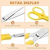 BURVAGY 120Pack 5" Small School Student Blunt Craft Kids Scissors, Sharp Stainless Steel Blades Safety Comfort Grip Scissors for Kids Children Cutting Paper, 5Inch #2
