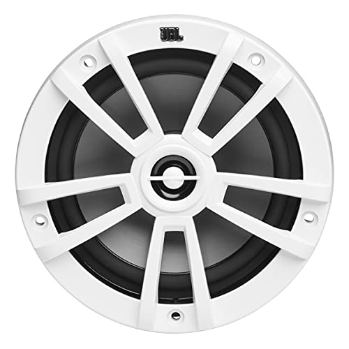 Image of JBL 8 inch (200mm) Two-Way Marine Audio Multi-Element Speaker 25W - (White)