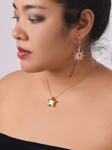 Sacina Star Necklace, Stainless Steel Star Necklace, Star Necklace for Women, Y2k Necklace, Grunge Necklace, Emo Necklace, Christmas Jewelry Gift For Women4