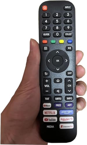 121AV Original EN2A30 HT266544 TV Remote Control Compatible for Hisense Vidaa Smart LED TV- 50A7500F 65A7500F 43A7500FTUK 50A7500FTUK 65A7500FTUK 43AE7400F 50AE7400F 55AE7400F 65AE7400F 50A7300FTUK - Image 2