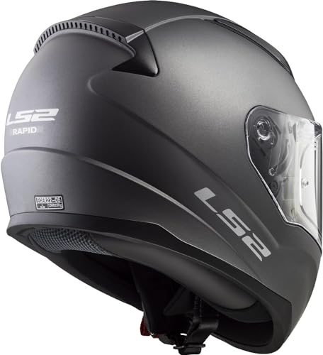 Miniatura 5 de Ls2, Casco Integral De Moto Rapid, Titanio, Xl