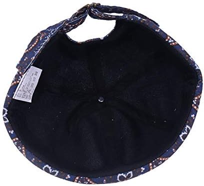 Mens Printed Docker Cap Hats Beanie Sailor Cap Hat Rolled Cuff Retro Brimless Hat