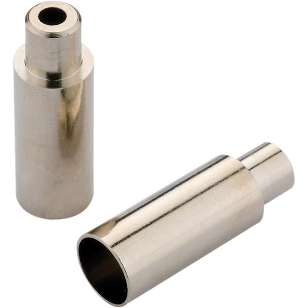 Jagwire Open End Amplifier for Copper, Chrome, 5 mm, 100 Pieces, 4 mm