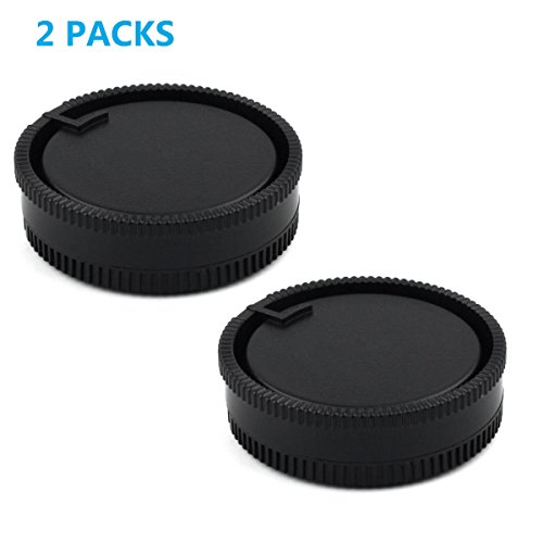 LXH 2 PACK Front Body Cap And Rear Lens Cap Compatible with Sony A-Mount/Minolta AF Mount Lenses Sony A500/ A550/ A560/ A580/ A700/A850/A900/A100/ A200/A230/A290/A300/ A330/ A350/ A380/ Minolta 5D