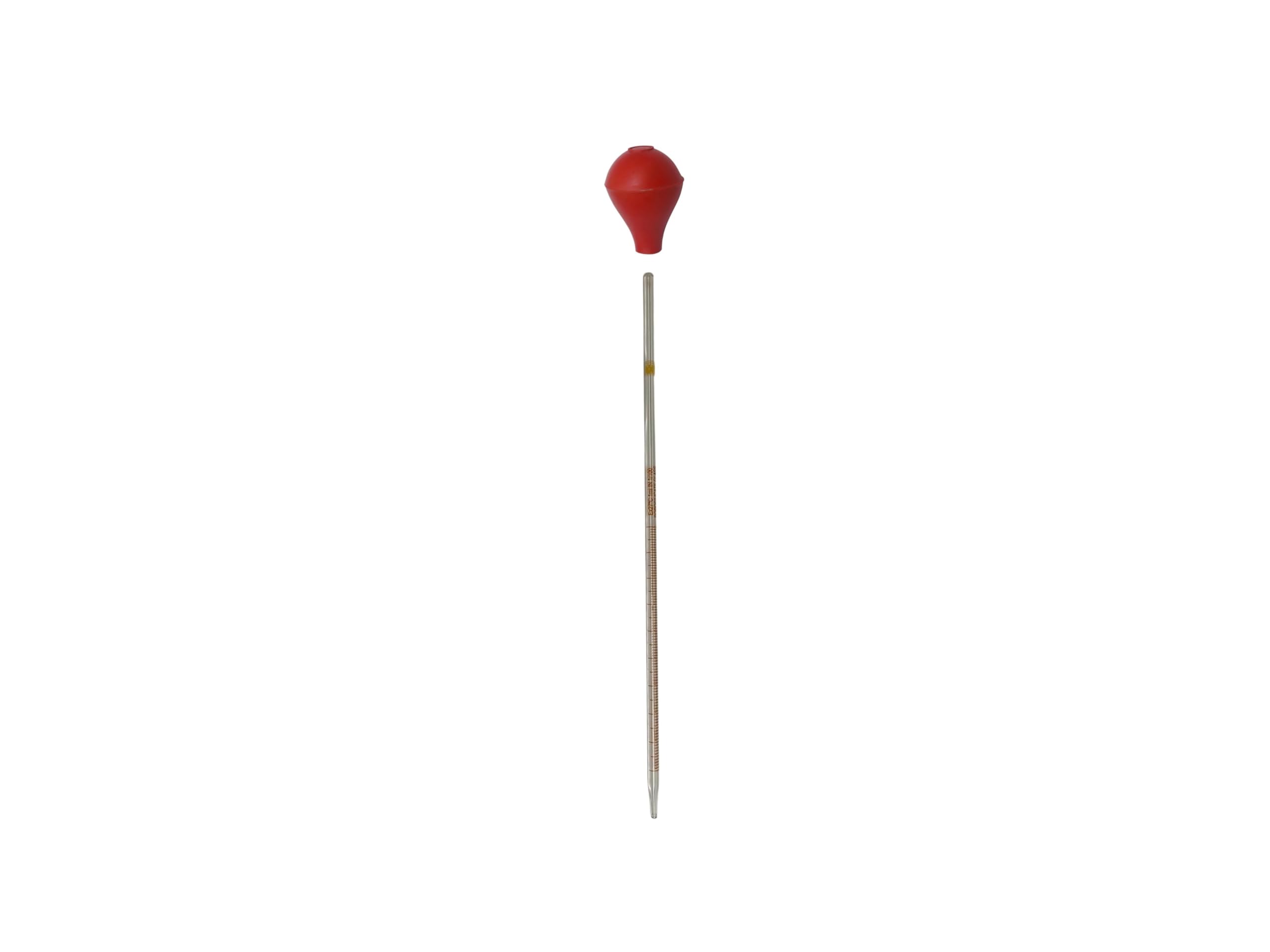 LABIFIE Borosilicate Glass Pipette Graduated 1ml with Pipette Bulb-picture-33