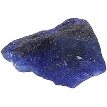 REAL-GEMS 21 Ct Natural Raw Blue Sapphire Loose Gemstone Rough Crystal chips for Jewelry Cabbing and Healing Work AXA-259