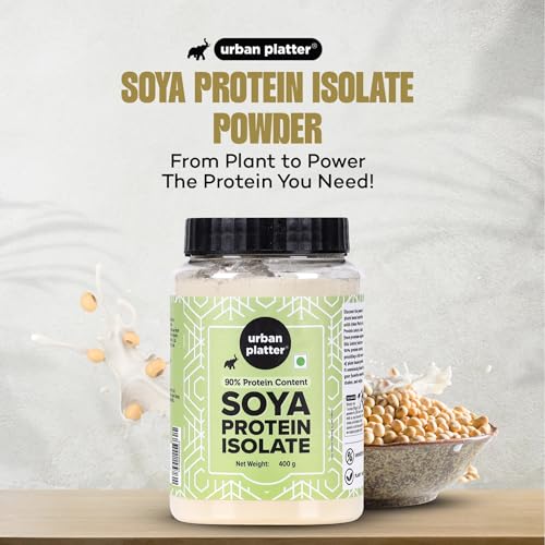 Urban Platter Soya Protein Isolate Powder, 400g