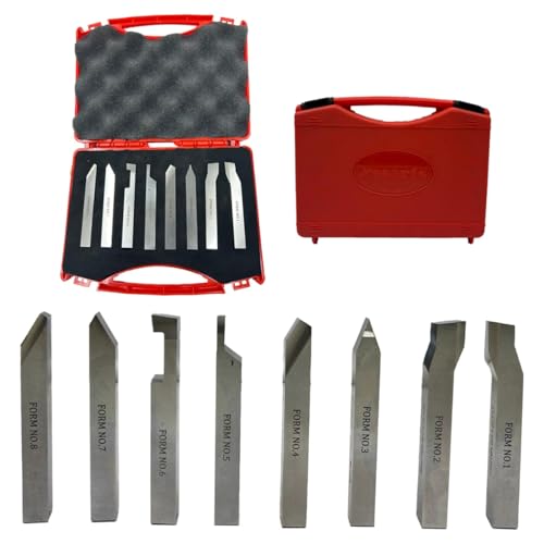 Set de herramientas para torno HSS 12 mm vástago cuadrado