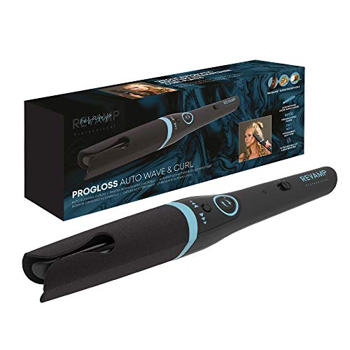 Fer à boucler rotatif automatique Revamp Progloss avec témoin sonore pour boucles parfaites