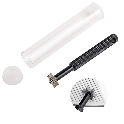 Swetup Golf Bürste, 3 Stück Golf Club Bürste Groove Cleaner Golfschläger Reinigungsbürste, Dual Sided PP und Edelstahl Bürste Set mit Spike Karabiner für Schlägerflächen Rillen Golftasche Schuh 4 NO 1 Stück Schwarzes Edelstahl Golfreinigung Schärfer, Golf Nachschneiden Werkzeug mit 6 Fräser Köpfe, Reinigen und Schärfen Kit für Wedges und Eisen, Werkzeug Golf Rillenschleifer