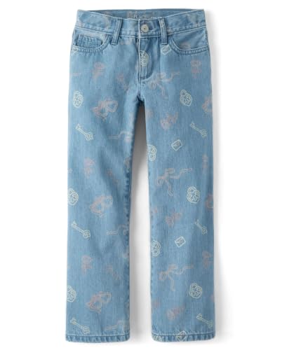 Image of The Children's Place Girls' Wide Leg Jeans