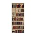 Farbige Bücher Im Regal Türaufkleber 3D Wandbild Wandkunst Tapete Wandbild Wanddruck Aufkleber Wanddeko Wandbild Foto Selbstklebende Türfolie