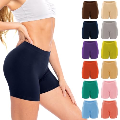 Image of Sexy Basics Women's 12-Pack T-Back Thong Underwear in Buttery Soft, No-Show Style