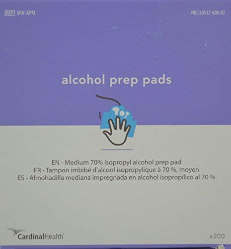 55MWAPMBX - Alcohol Prep Pad, 2-Ply Medium (200 Count)