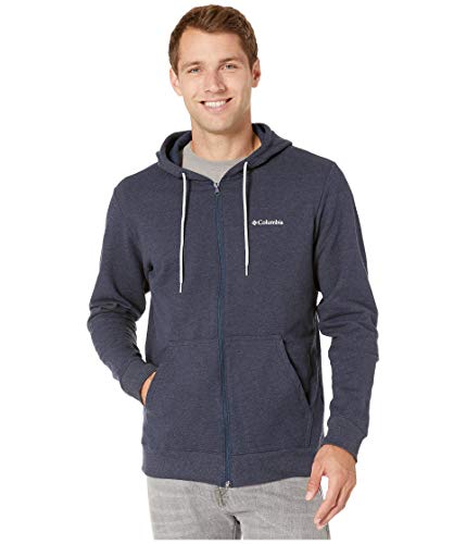 Columbia Lodge Full Zip Hoodie Collegiate Navy Heather XL