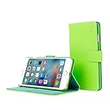 Snugg Leather Wallet Case for iPhone 6 / 6s Plus - Green