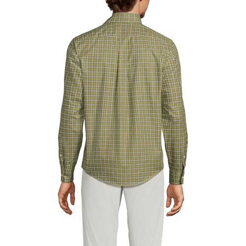 Lands' End Men's Traditional Fit No Iron Twill Shirt2