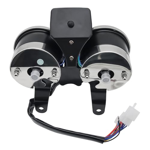 Compteur de vitesse moto odomètre assemblage avec indicateur lumineux - 6