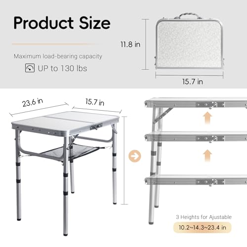 Small-Camping-Table-2Ft-Folding-Table-3-Adjustable-Height-Portable-Lightweight-Table-Aluminum-Fold-Up-Dining-Table-for-PicnicBeach-BBQCooking-Bed-Working-Outdoor-Indoor