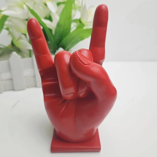 Soporte para baquetas de batería de resina, color rojo miniatura 7
