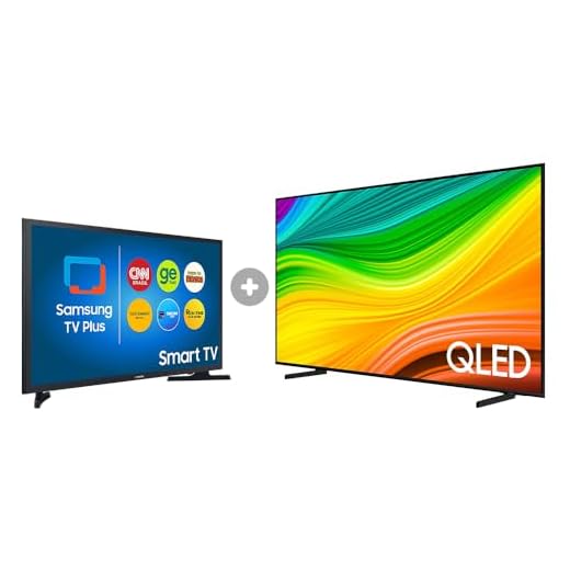 Samsung Smart Big TV 75" QLED 4K 75Q60D 2024 + Smart TV 32" Tizen HD 32T4300