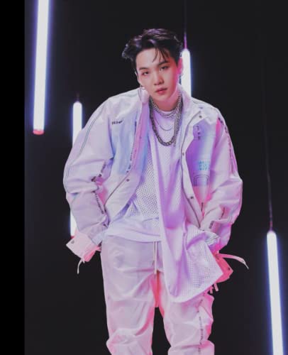 Suga BTS: BTS Composition Book | BTS Notebook | BTS Merchandise Under 10 | Kpop Bts Bangtan Boys Gifts Set For Army Notebook | College Ruled 100 Pages 7.5 x 9.25 inches