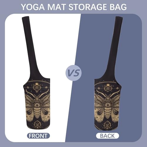 Sac tapis de yoga en toile supérieure d'une grande résistance avec sangle de portage