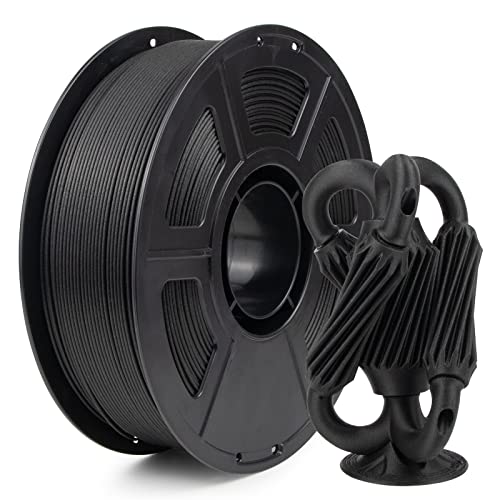 IEMAI Nylon Kohlefaser Filament 1Kg, PA6 CF 3D Drucker Filament, Hohe Festigkeit Carbon Fibre 1.75 mm, Maßgenauigkeit +/- 0,02 mm