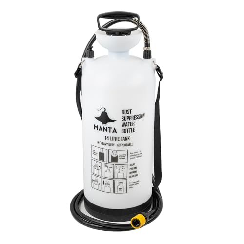 Manta Dust Suppression Water Bottle Container Tank 14 Litre
