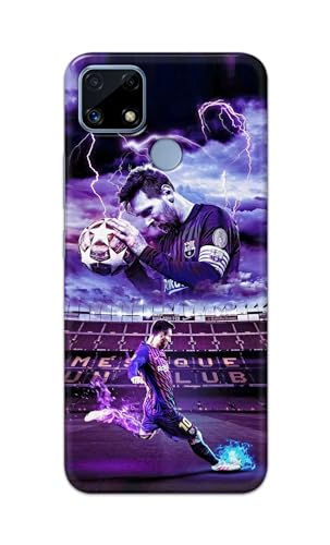 Image of Printed Hard Back Cover Case for Realme Narzo 20 Back Cover (Famous Football Player) -1111