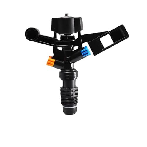Drincoshow 2 Pack 1/2" Plastic Impact Sprinkler Rotation Water Sprinkler Head For Garden Irrigation #TOP8