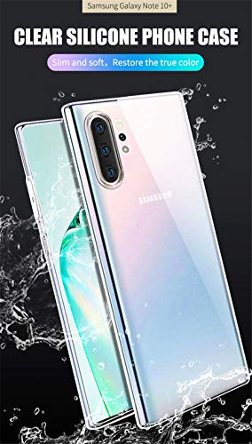 Image of REALCASE Back Cover for Samsung Galaxy Note 10+ Plus /Note 10 Pro 6.8 inch (2019) (tpu+plastic|Transparent)