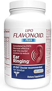 Lipo-Flavonoid Plus Ear Health Supplement | 500 Caplets | #1 ENT Doctor Recommended for Ear Ringing | Most Effective Over the Counter Tinnitus Treatment