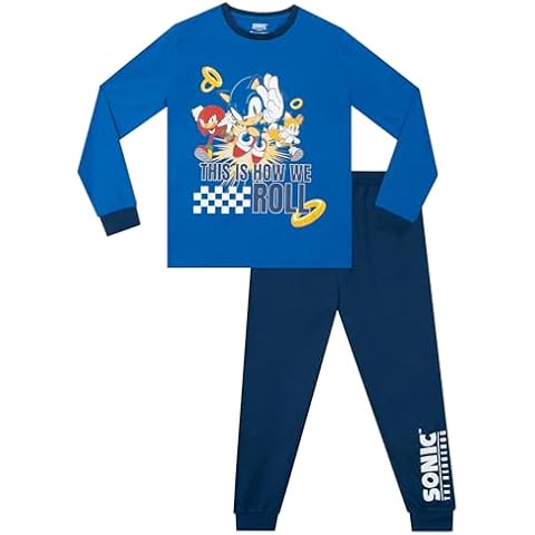 SONIC THE HEDGEHOG Boys' Pyjamas for 6-7 Years Cover