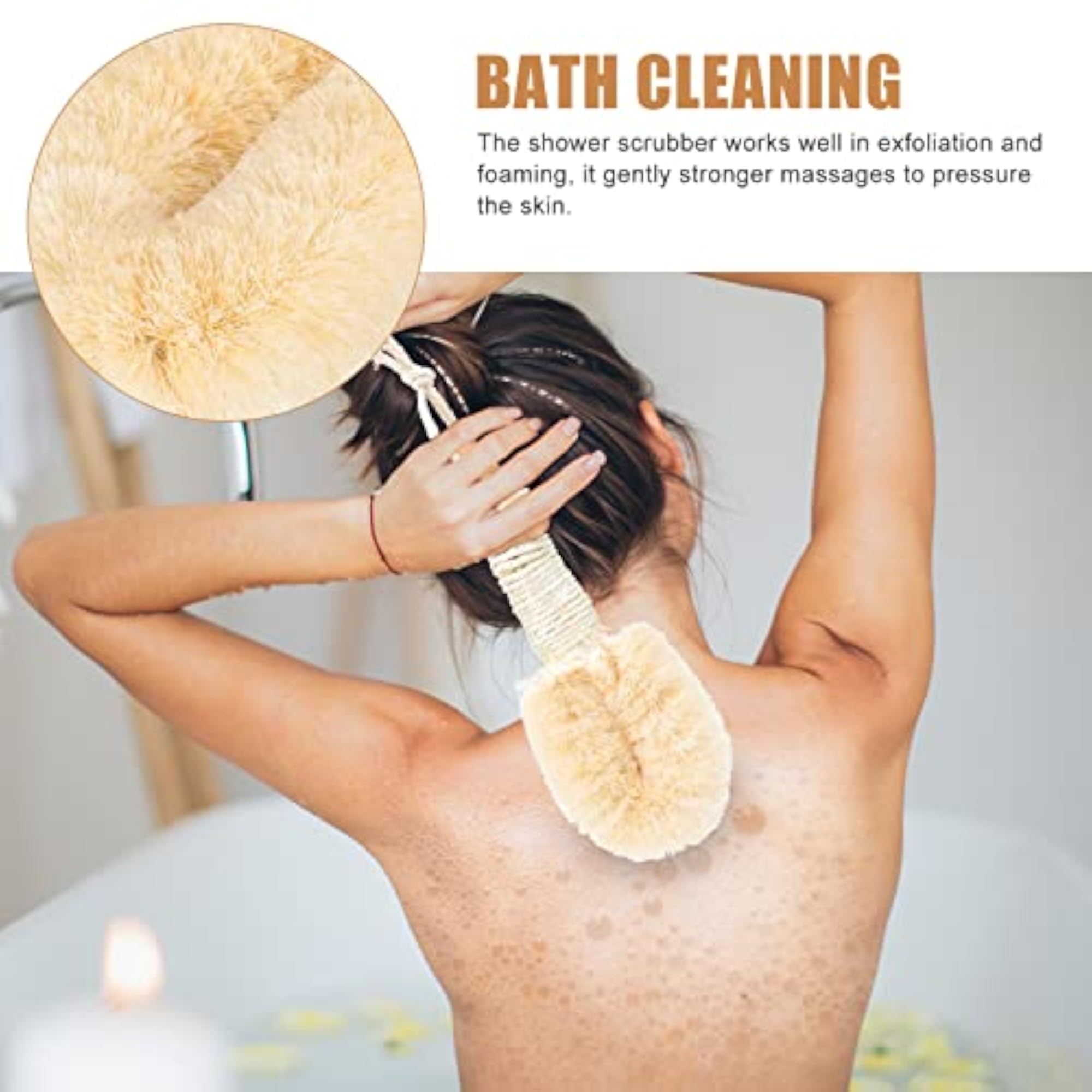 Comfortable Household Bath Cleaning Brush